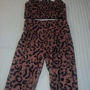 Victoria's Secret Leopard Print Activewear